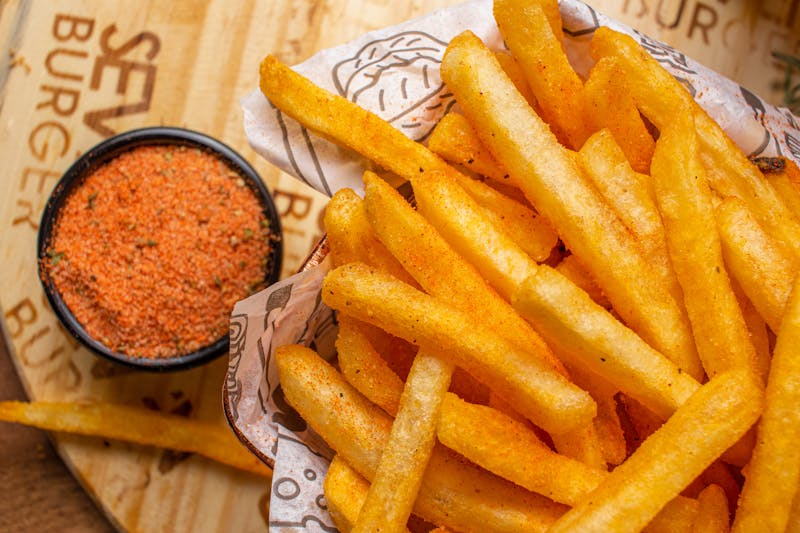 Seasoned Fries — Wing Snob side